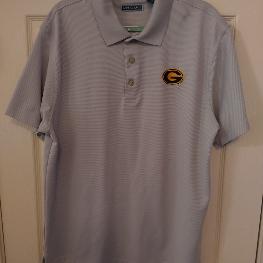 Cubavera Grambling State Tigers Short Sleeve Polo Shirt Men's sz Large. - Picture 3 of 7